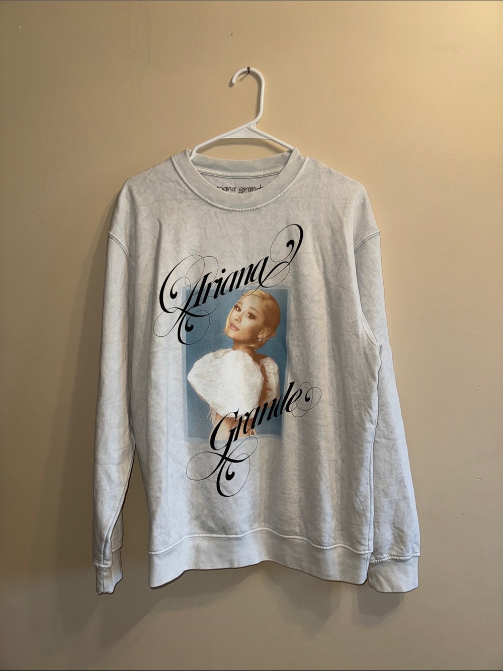 Ariana Grande Eternal Sunshine Tour White Crewneck
